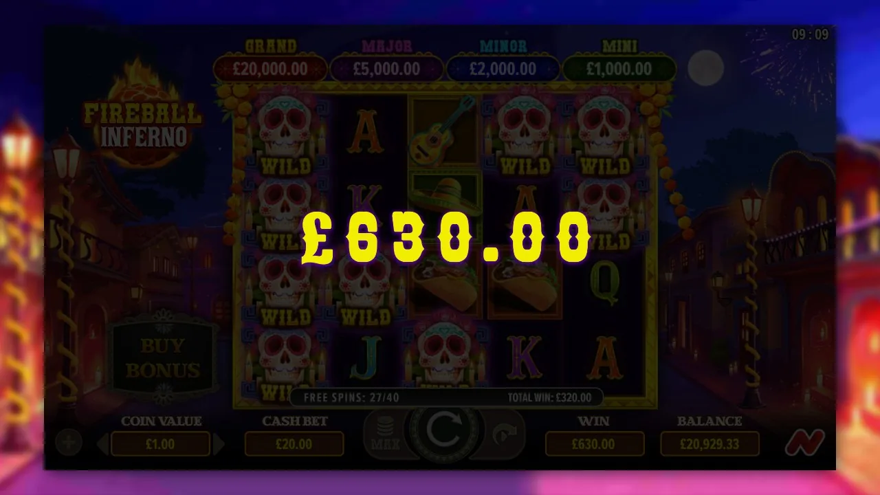 Fireball Inferno — vinst